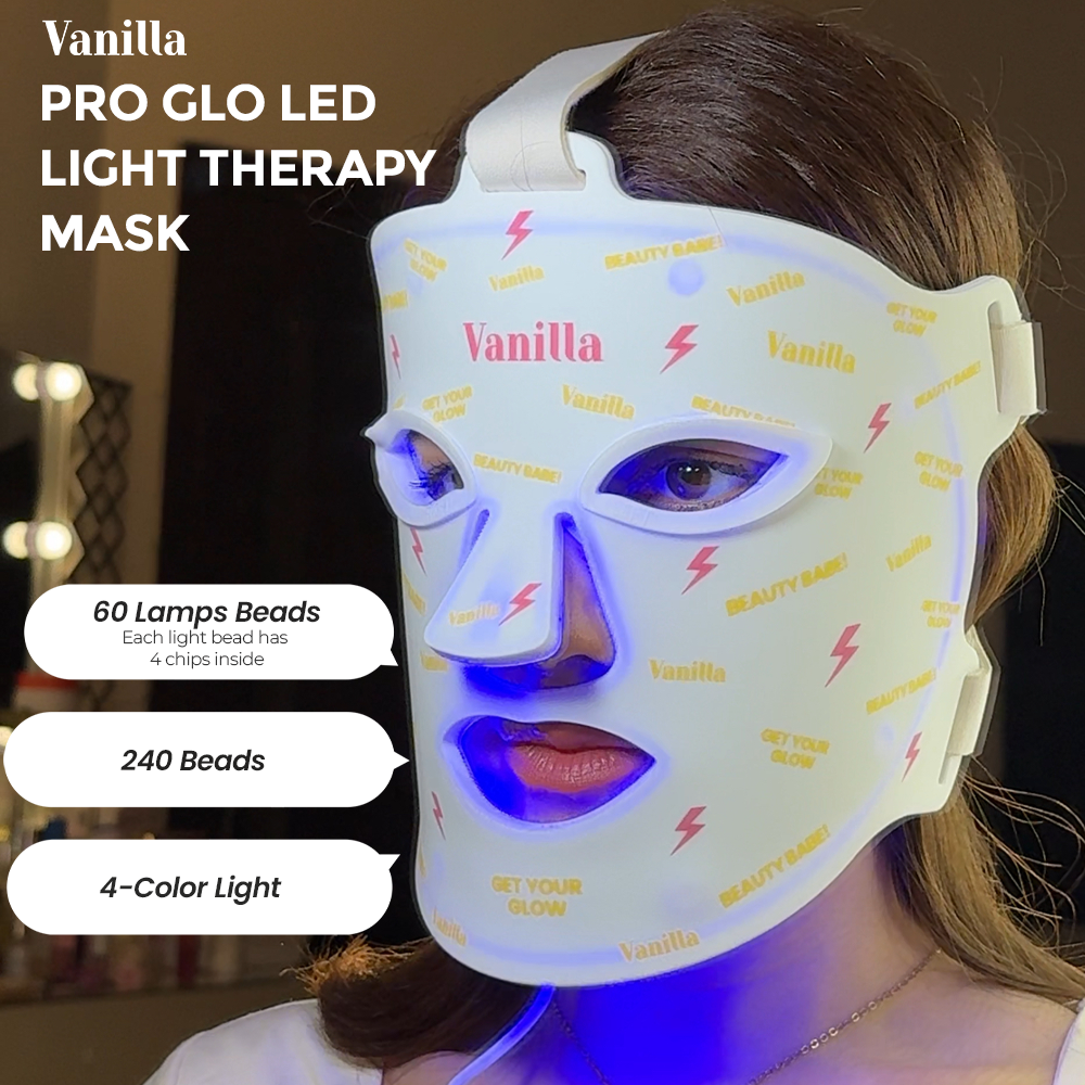 PRO-GLO silicone led face mask