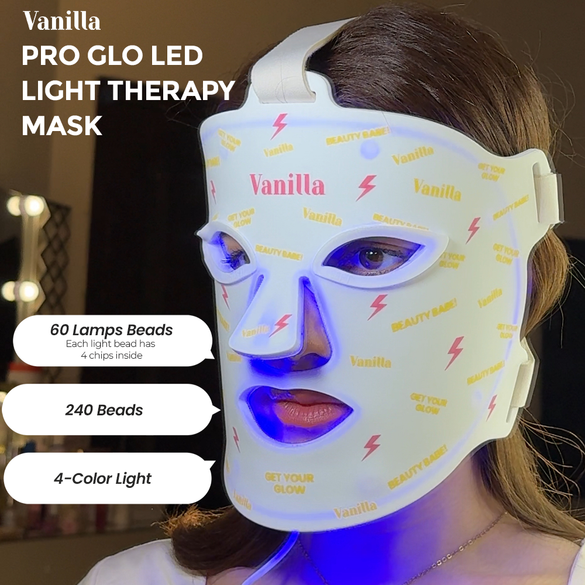 PRO-GLO silicone led face mask