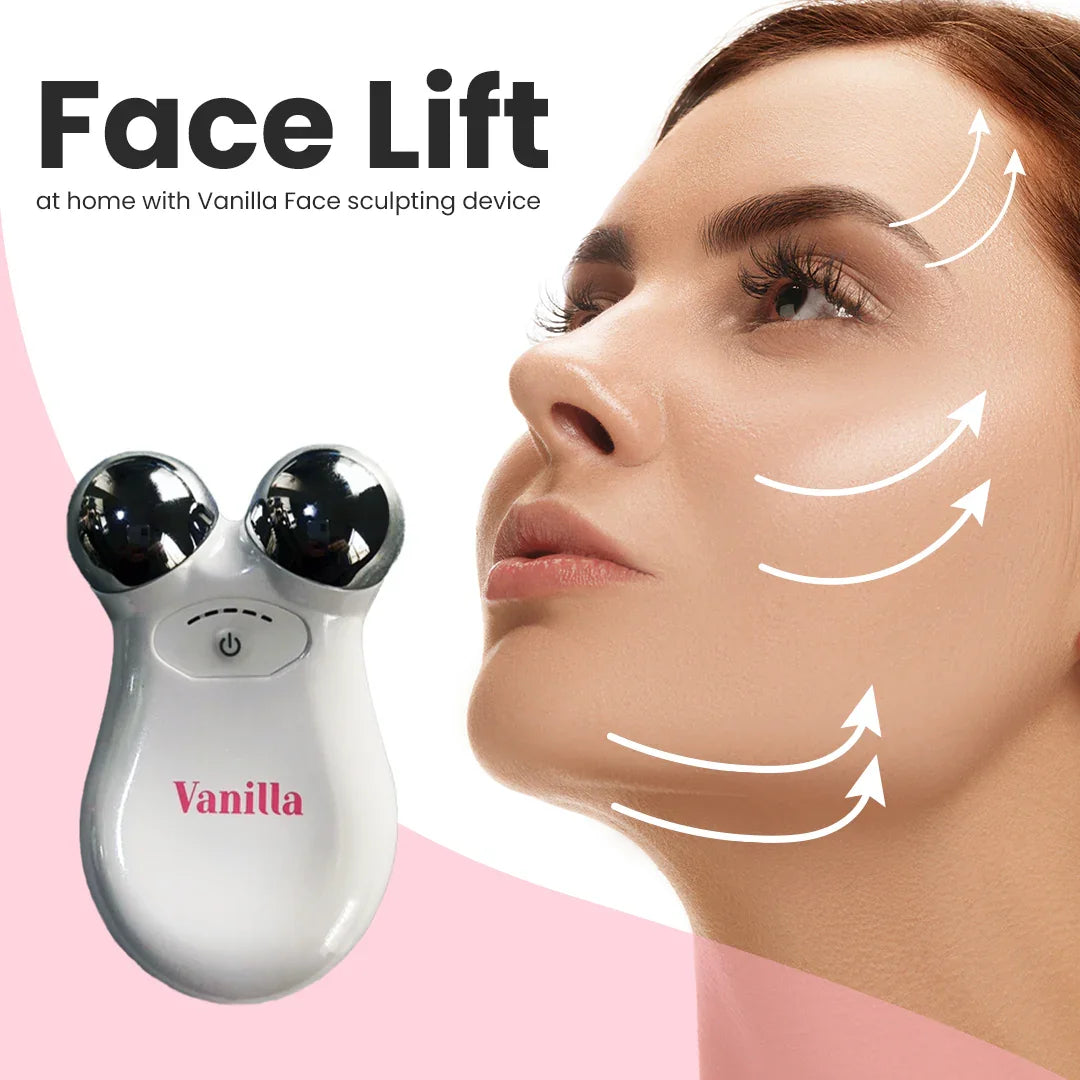 Face lift at home with vanilla face sculpting device