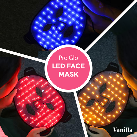 PRO-GLO silicone led face mask