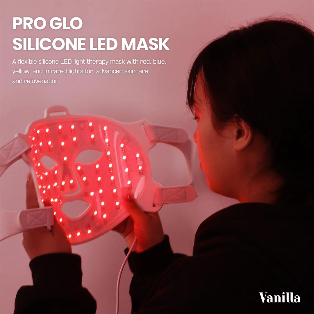 PRO-GLO silicone led face mask