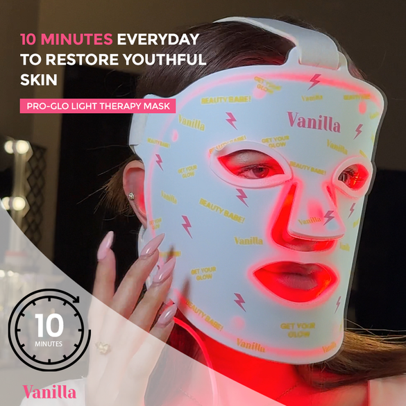 PRO-GLO silicone led face mask