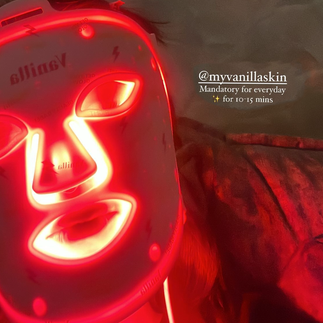 PRO-GLO silicone led face mask
