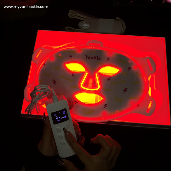 PRO-GLO silicone led face mask