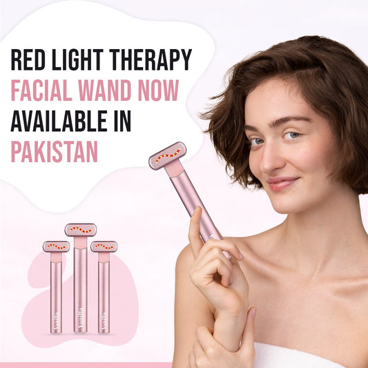 Vanilla's Red Light Therapy Facial Wand | Now Available in Pakistan