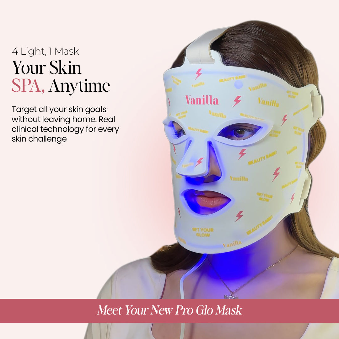 PRO-GLO silicone led face mask