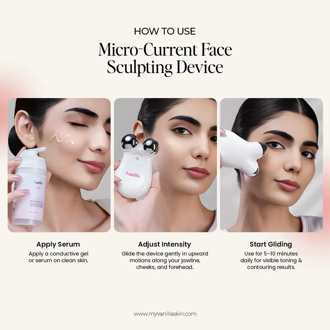 Micro-Current Face Sculpting Device