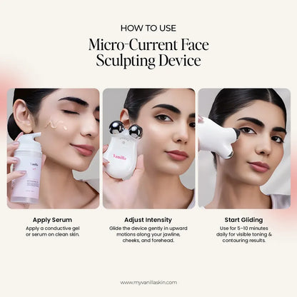 Micro-Current Face Sculpting Device