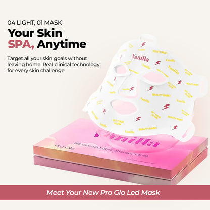 PRO-GLO silicone led face mask