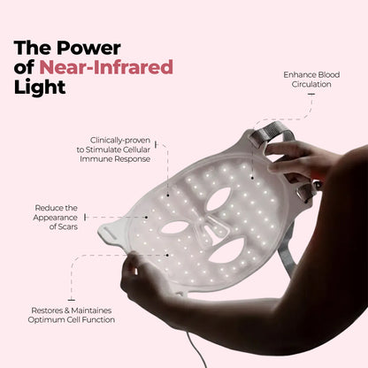 PRO-GLO silicone led face mask