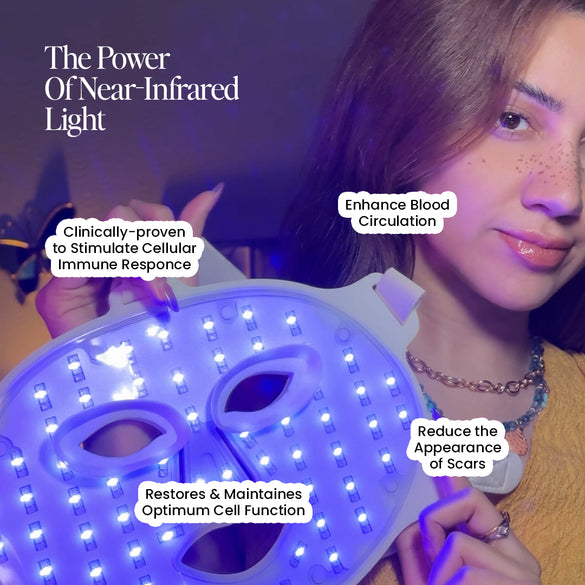 PRO-GLO silicone led face mask