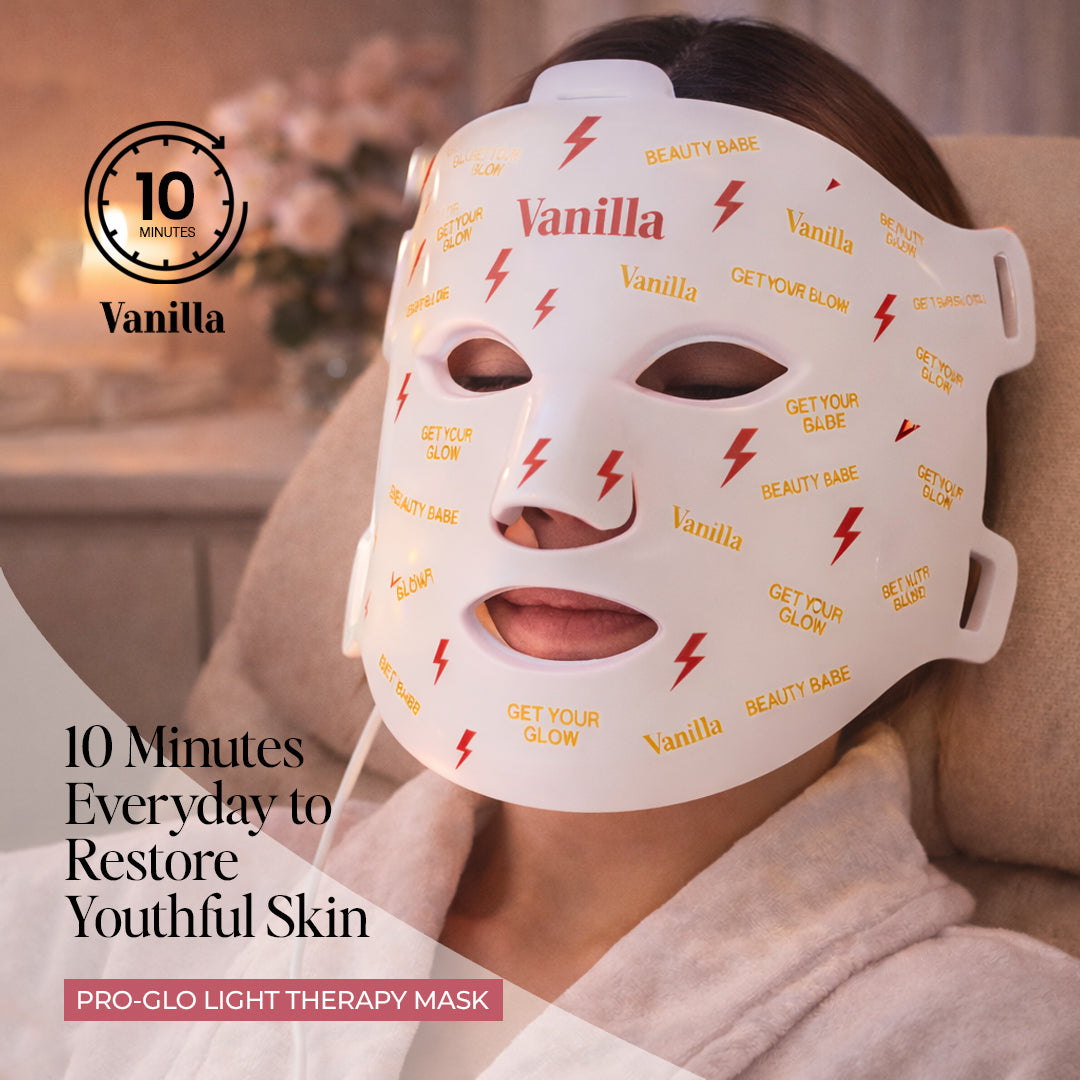 PRO-GLO silicone led face mask