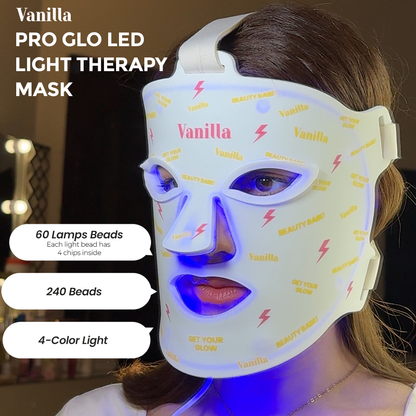 PRO-GLO silicone led face mask