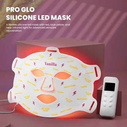 PRO-GLO silicone led face mask