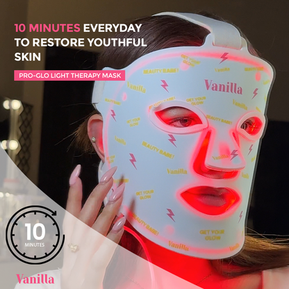 PRO-GLO silicone led face mask