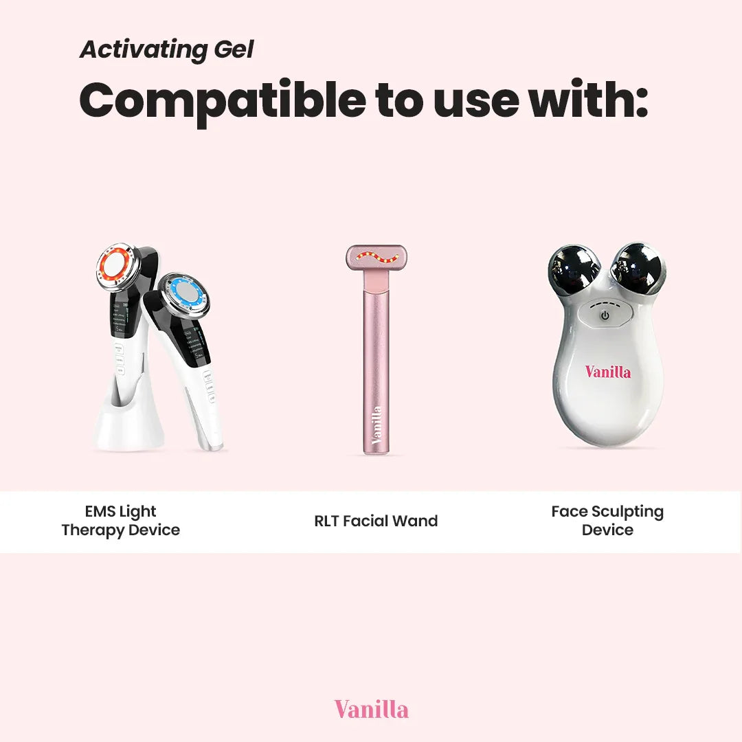 Activating gel compatible to use 