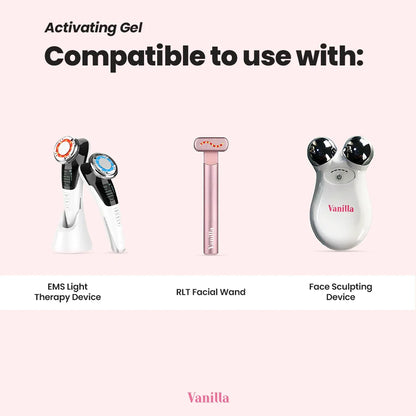 Activating gel compatible to use 