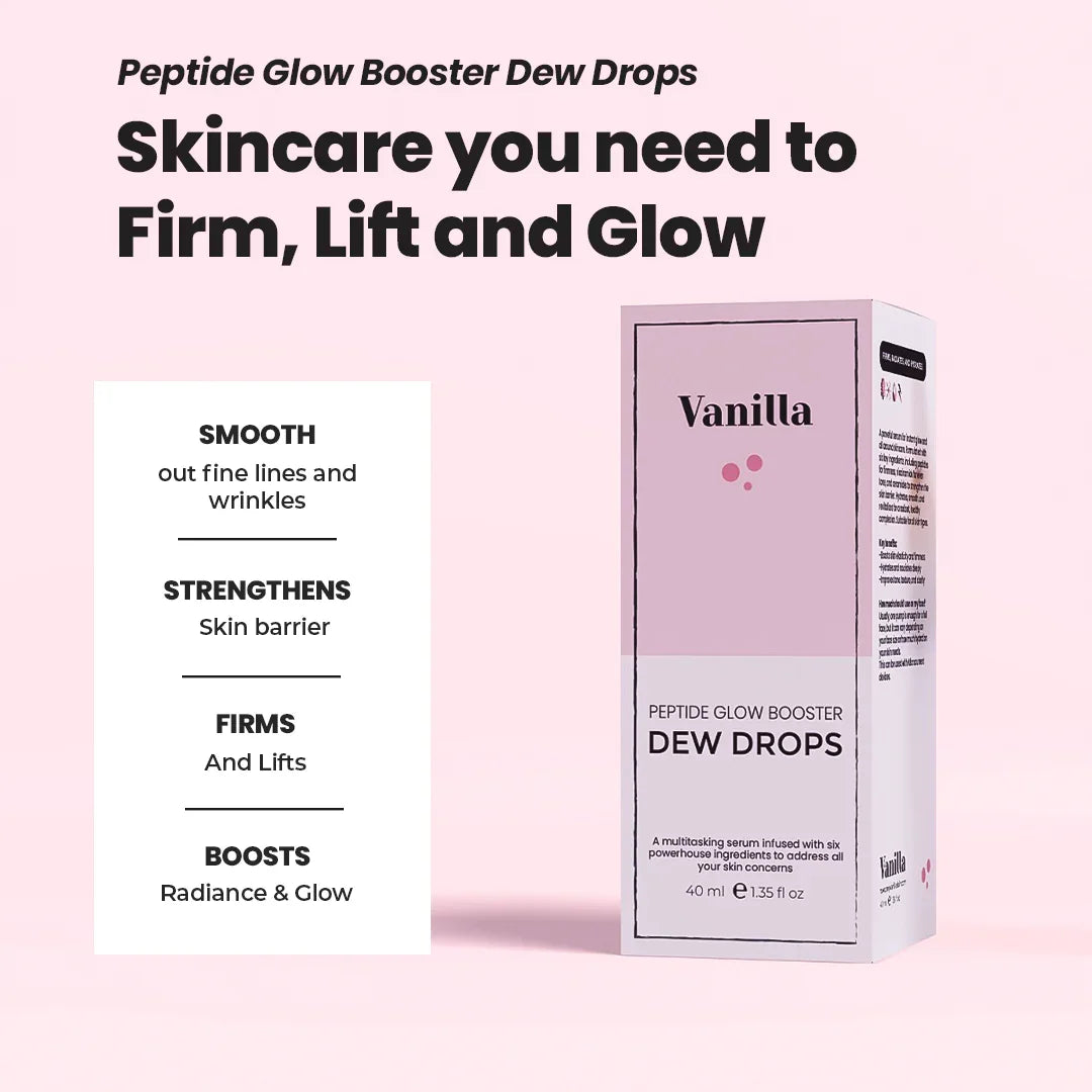 Peptide glow booster dew drops