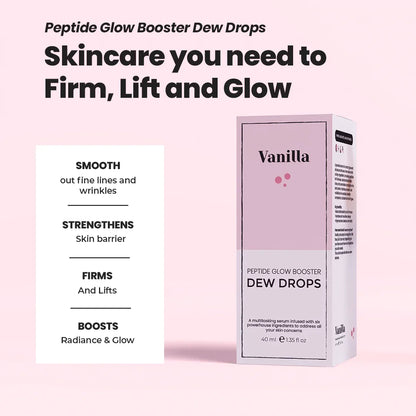 Peptide glow booster dew drops