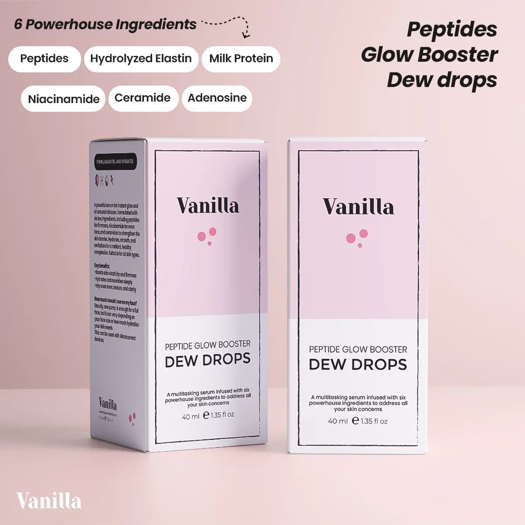 Peptides glow booster dew drops 