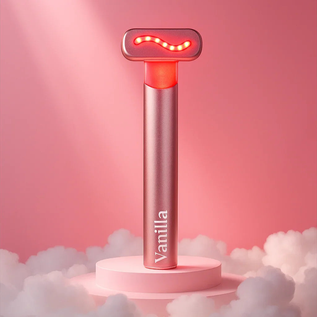 Red light therapy facial wand 