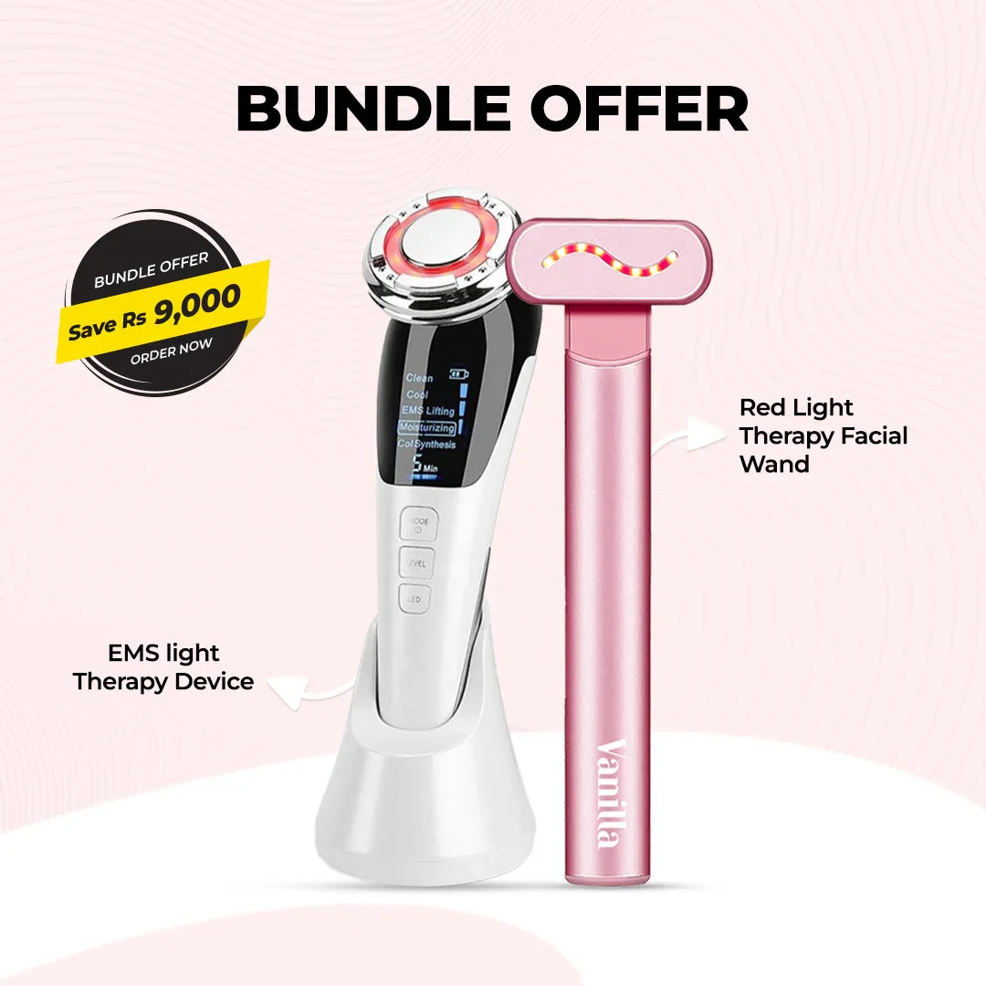 Vanilla Bundle offer ems & facial wand 