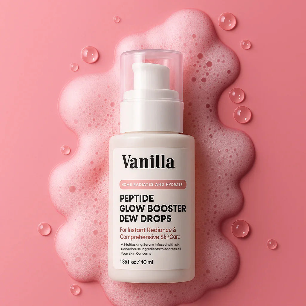 Vanilla peptide glow booster dew drops