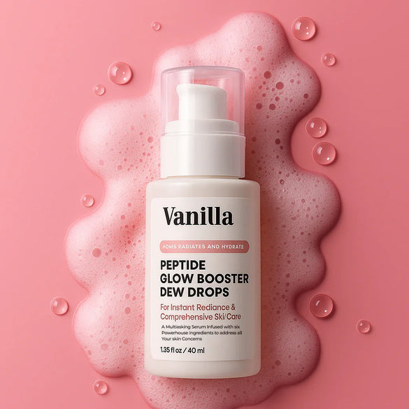 Vanilla peptide glow booster dew drops